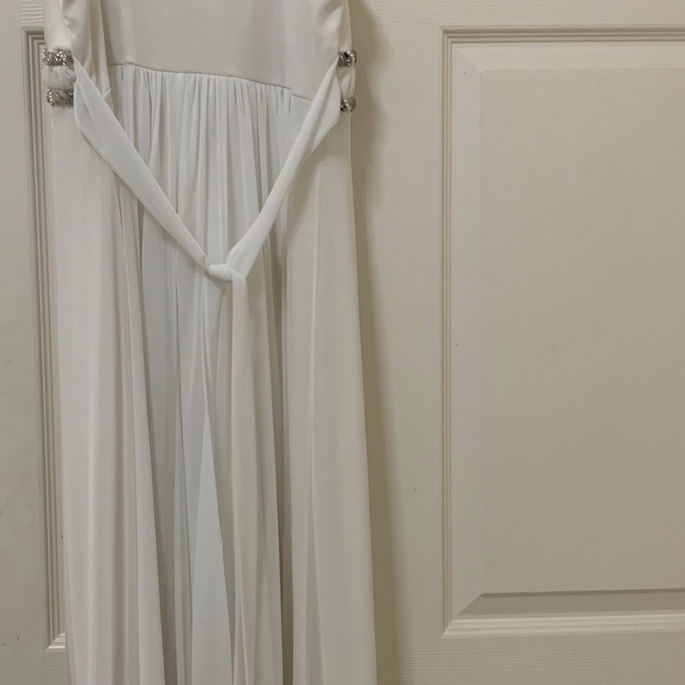 White party or formal dress
